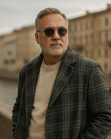 Portrait of Dr Carl J Davis, author, lecturer and speaker